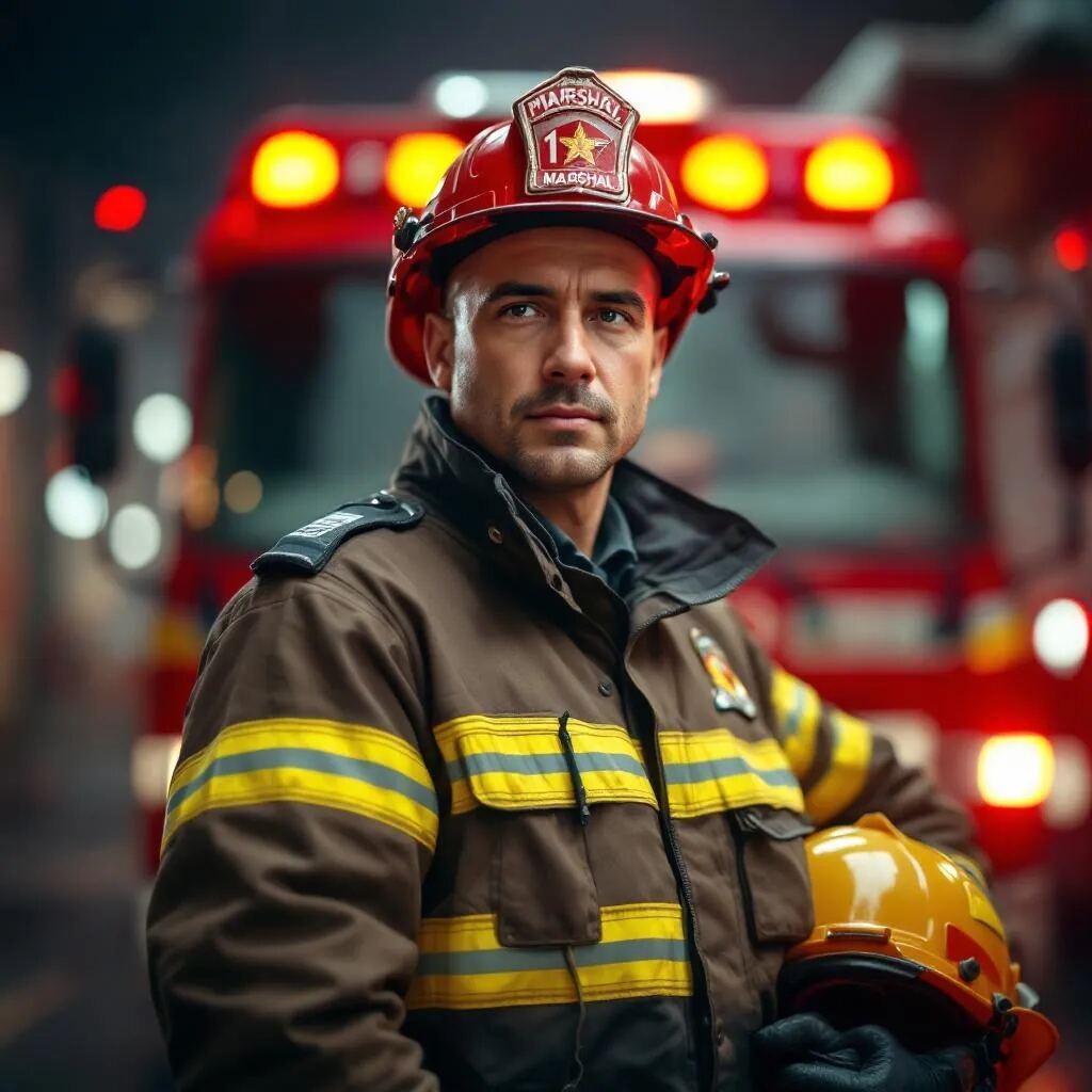 Fire marshal on duty at an event in London